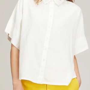 Labo.Art size L white button down blouse